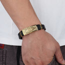 Pulseira de Luxo de Couro Genuíno - LUXURY GENUIN